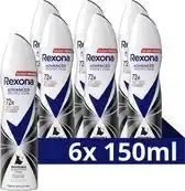 Wehkamp Rexona Women Advanced Protection Invisible anti-transpirant spray - 6 x 150 ml aanbieding