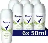 Wehkamp Rexona Women Aloë Vera anti-transpirant roller - 6 x 50 ml aanbieding