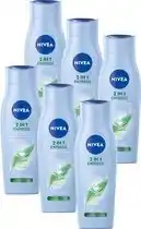 Wehkamp NIVEA 2-in-1 Express Shampoo + Conditioner 250 ml - voordeelverpakking aanbieding