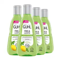Wehkamp Guhl Fris & Luchtig shampoo - 4 x 250 ml aanbieding