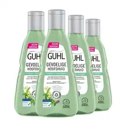 Wehkamp Guhl Gevoelige Hoofdhuid shampoo - 4 x 250 ml aanbieding