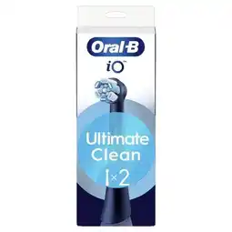 Etos Oral-B iO Ultimate Clean Opzetborstels Zwart 2 Stuks aanbieding