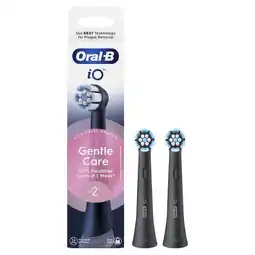 Etos Oral-B iO Gentle Care Opzetborstels Zwart 2 Stuks aanbieding