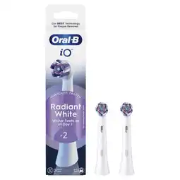Etos Oral-B iO Radiant White Opzetborstels Wit 2 Stuks aanbieding