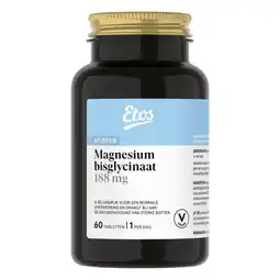 Etos Etos Magnesium Bisglycinaat Tabletten 120 stuks aanbieding