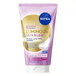 Etos NIVEA Luminous630 Skin Glow Reinigingsgel 150 ML aanbieding