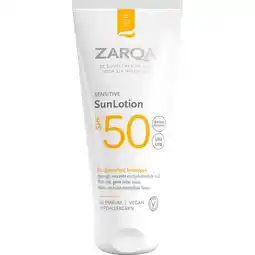 Etos Zarqa Sensitive Zonnebrand SPF50 100 ML aanbieding