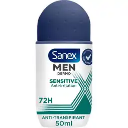 Etos Sanex Men Dermo Sensitive Deodorant Roller 50 ML aanbieding