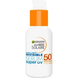 Etos Garnier Ambre Solaire Sensitive Expert+ Super UV Face Serum SPF50+ 30 ML aanbieding