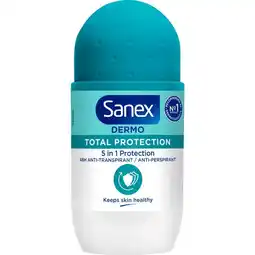 Etos Sanex Dermo Total Protection Deodorant Roller 50 ML aanbieding