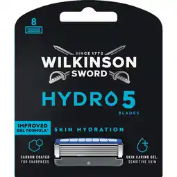 Etos Wilkinson Sword Hydro5 Blades 8 stuks aanbieding