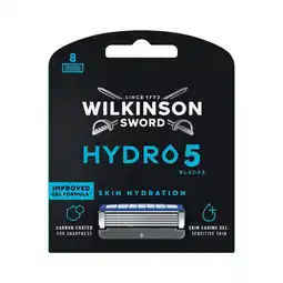 Etos Wilkinson Sword Hydro5 Blades 8 stuks aanbieding