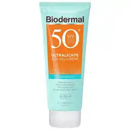 Etos Biodermal Hydraplus Ultralichte Zon Gel-Crème SPF50 150 ML aanbieding