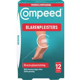 Etos Compeed Blarenpleisters Medium 12 Pleisters aanbieding