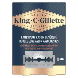 Etos King C. Gillette Double Edge Razor Navulmesjes 10 Stuks aanbieding