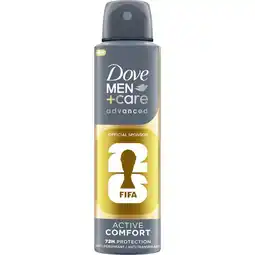 Etos Dove Men+Care Advanced Active Comfort Deodorant Spray 150 ML aanbieding