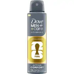 Etos Dove Men+Care Advanced Active Comfort Deodorant Spray 150 ML aanbieding