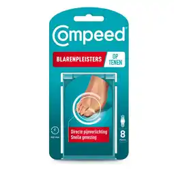 Etos Compeed Blarenpleister voor Tenen 8 Pleisters aanbieding