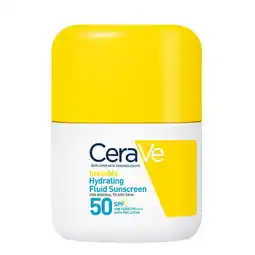 Etos Cerave Onzichtbare Hydraterende Fluïde Zonnebrandcrème SPF50 50 ML aanbieding