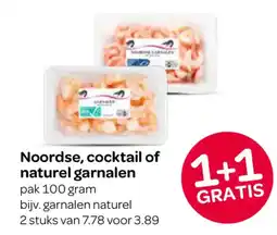 Spar Noordse, cocktail of naturel garnalen aanbieding
