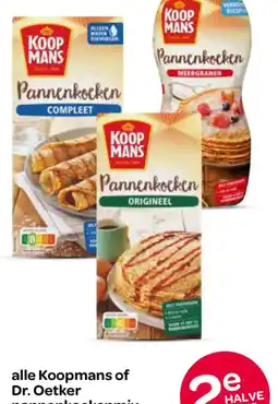 Spar Alle koopmans of dr. oetker pannenkoekenmix aanbieding
