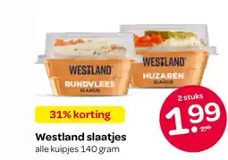 Spar Westland slaatjes aanbieding