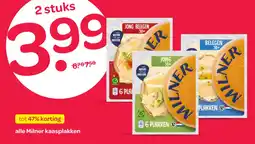 Spar Alle milner kaasplakken aanbieding