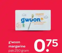 Spar G'woon margarine aanbieding