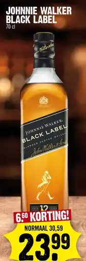 Super Dirck 3 Johnnie walker black label aanbieding