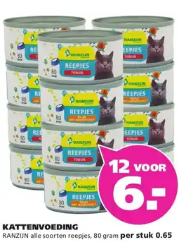 Ranzijn Kattenvoeding aanbieding