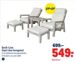 Makro Sens-line capri duo loungeset aanbieding