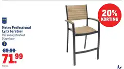 Makro Metro professional lynx barstoel aanbieding