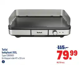 Makro Tefal bakplaat xxl aanbieding
