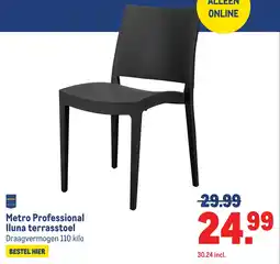 Makro Metro professional lluna terrasstoel aanbieding