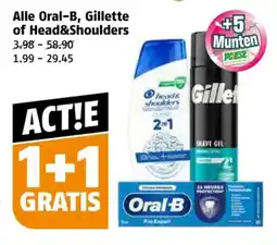 Poiesz Alle oral-b, gillette of head&shoulders aanbieding