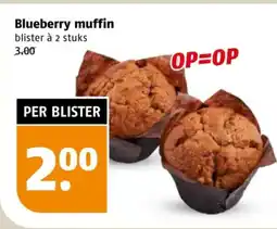 Poiesz Blueberry muffin aanbieding