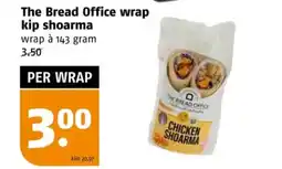 Poiesz The bread office wrap kip shoarma aanbieding