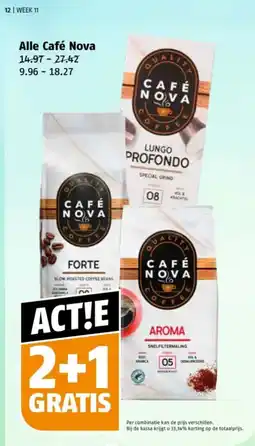 Poiesz Alle café nova aanbieding