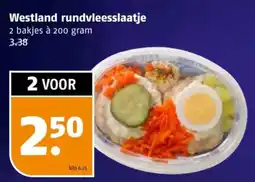 Poiesz Westland rundvleesslaatje aanbieding