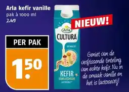 Poiesz Arla kefir vanille aanbieding