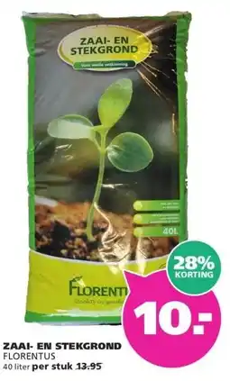 Ranzijn ZAAI- EN STEKGROND FLORENTUS aanbieding