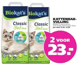 Ranzijn KATTENBAK- VULLING BIOKAT'S aanbieding