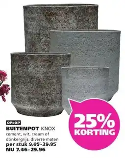 Ranzijn BUITENPOT KNOX aanbieding