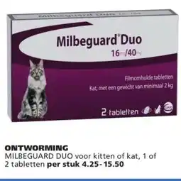 Ranzijn ONTWORMING MILBEGUARD DUO aanbieding