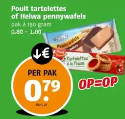Poiesz Poult tartelettes of helwa pennywafels aanbieding
