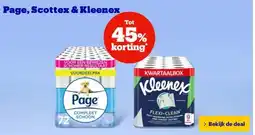 Bol.com Page, Scottex & Kleenex aanbieding
