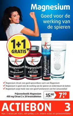 Lucovitaal Magnesium aanbieding
