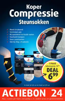 Lucovitaal Compressie Steunsokken aanbieding