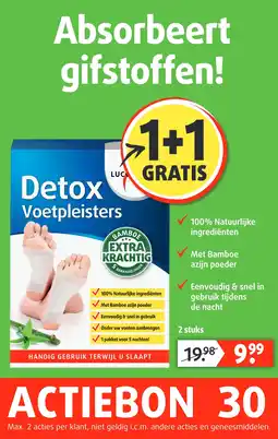 Lucovitaal Detox Voetpleisters aanbieding