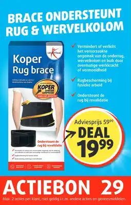 Lucovitaal Rug brace aanbieding